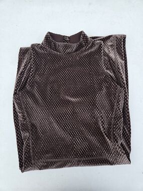 Velour Mock-Neck Jumpsuit